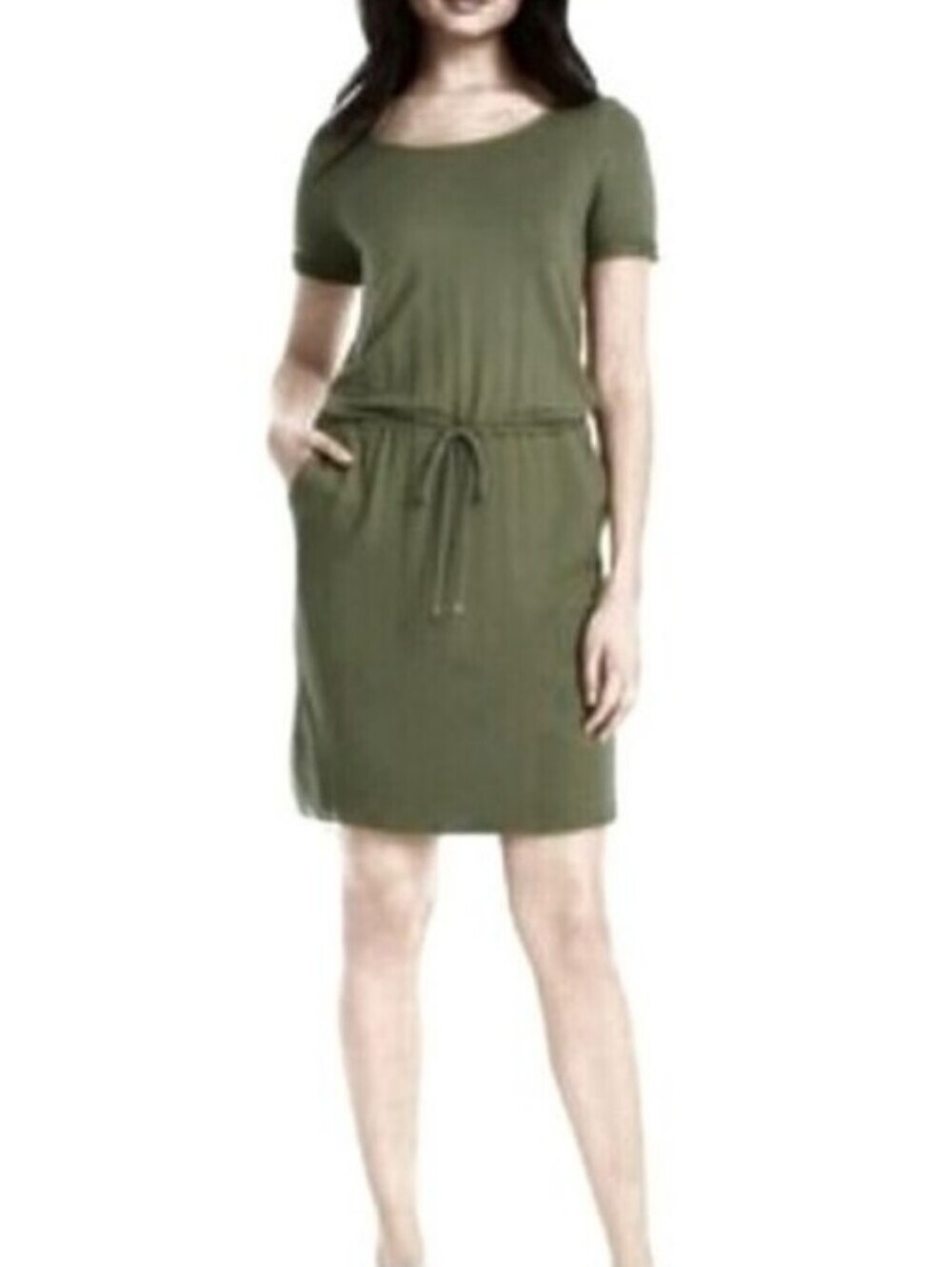 Kyodan Casual Athletic Traveler Ultra Soft Outdoor Eden Drawstring Dress Green